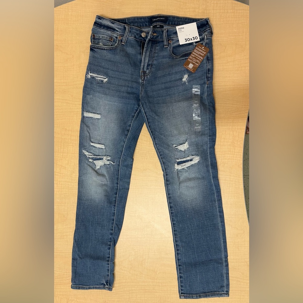 Aeropostale Light Blue Slim Jeans